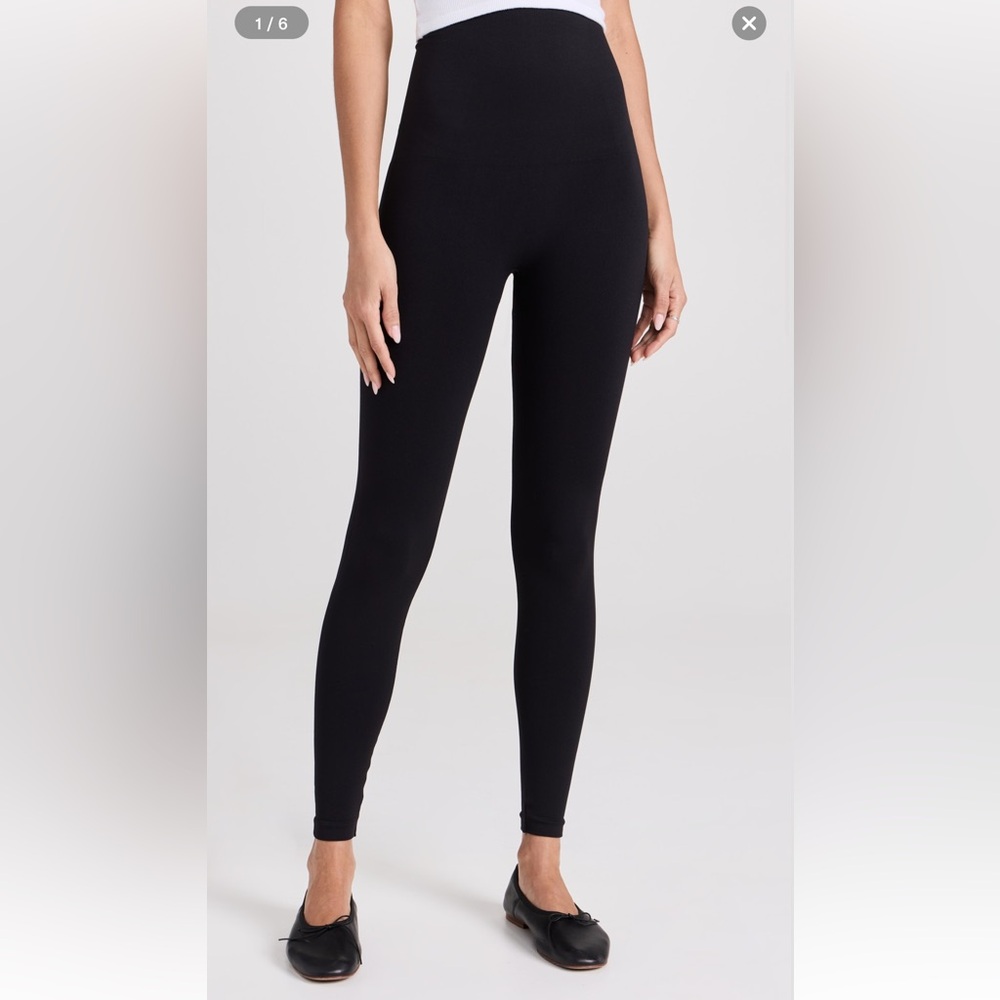 SPANX NWOT Look At Me Now Seamless Leggings Size Large